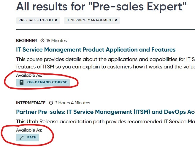 ServiceNow Learning Content Types ServiceNow Community